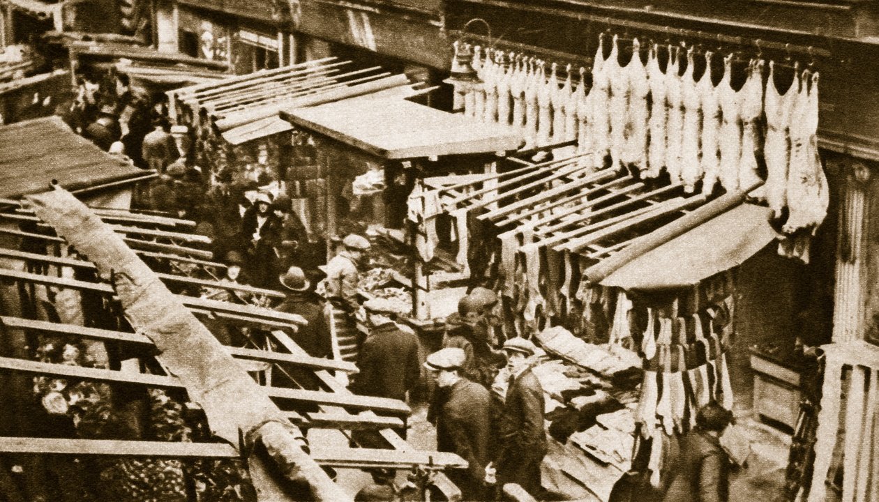 Berwick Street Market, Soho, an einem Samstag von English Photographer