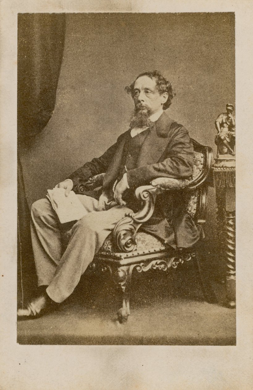 Charles Dickens von English Photographer