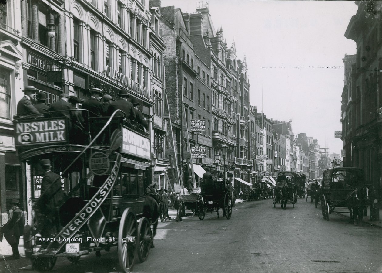 Fleet Street, London von English Photographer