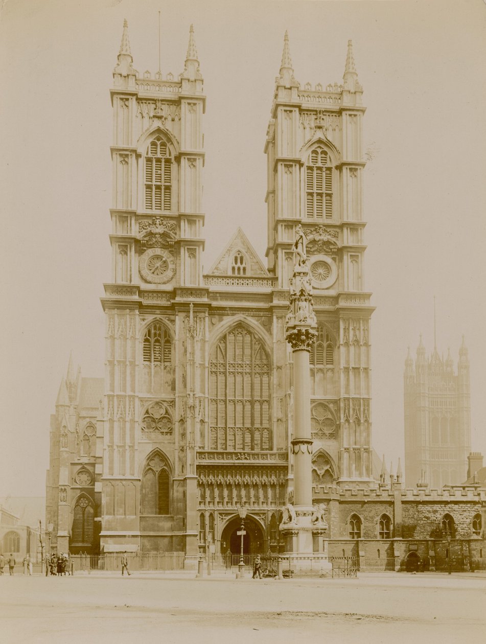 Allgemeine Ansicht der Westminster Abbey von English Photographer