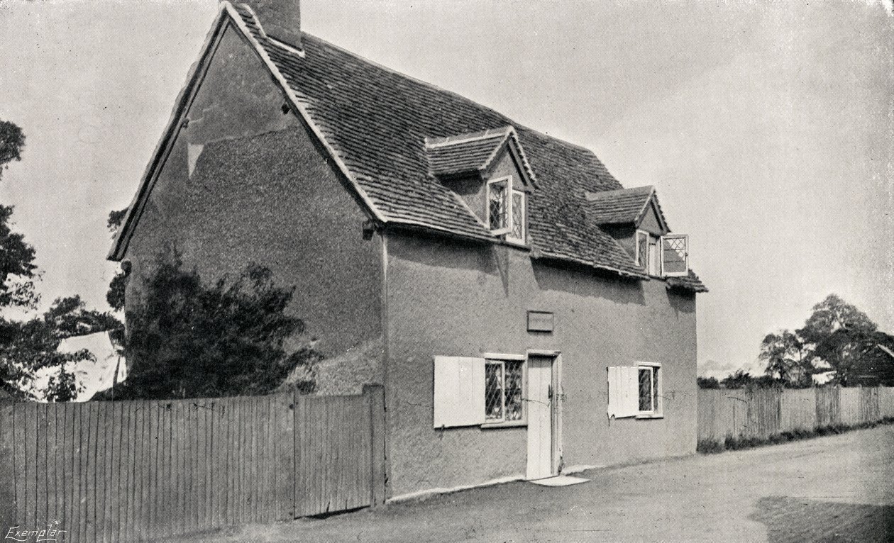 Haus von John Bunyan (1628-88) in Bedfordshire von English Photographer