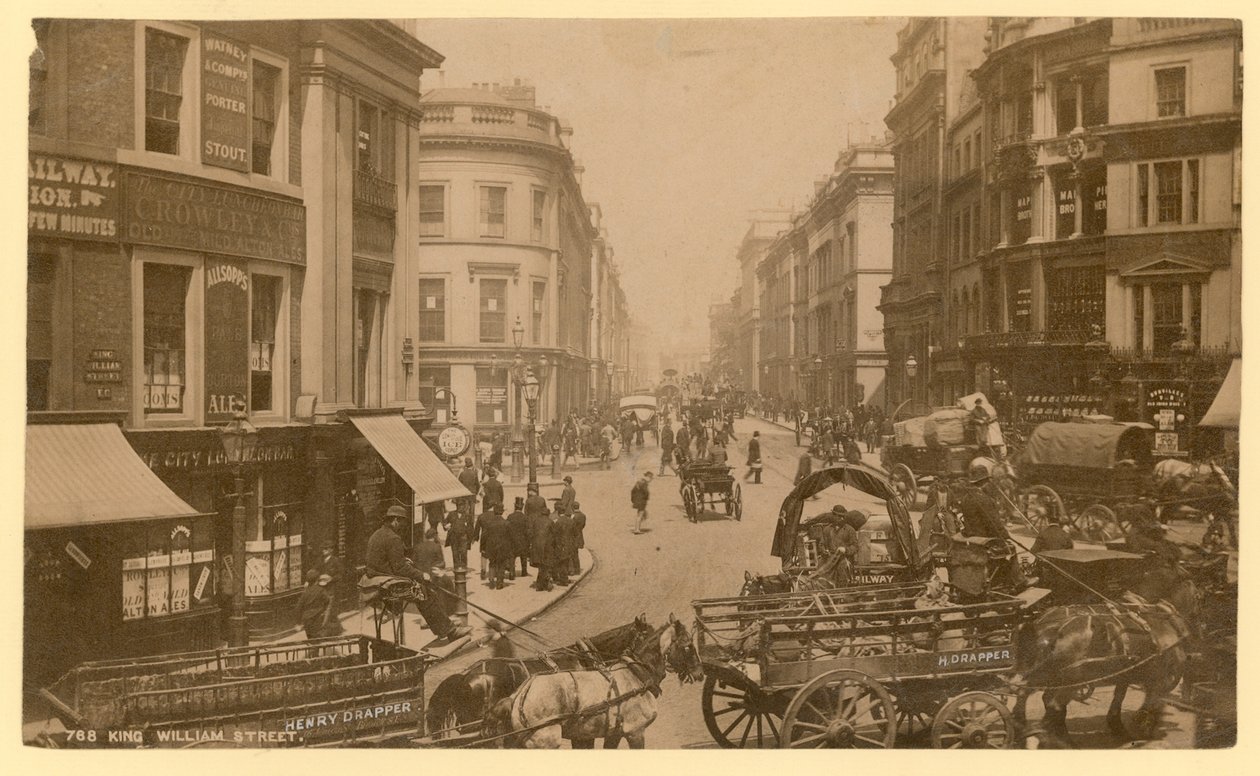 King William Street, London, Fotografie von English Photographer