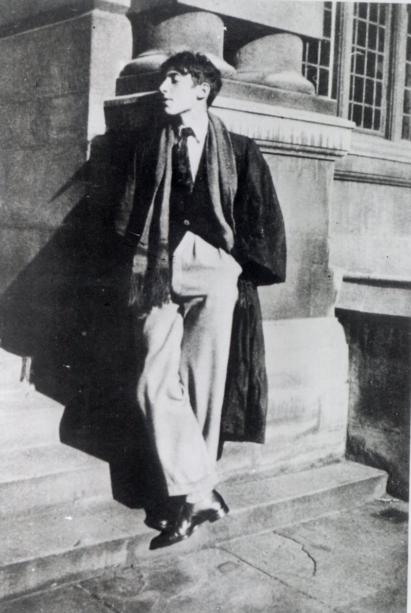 Louis MacNeice während seiner Zeit in Oxford, 1926-30 von English Photographer