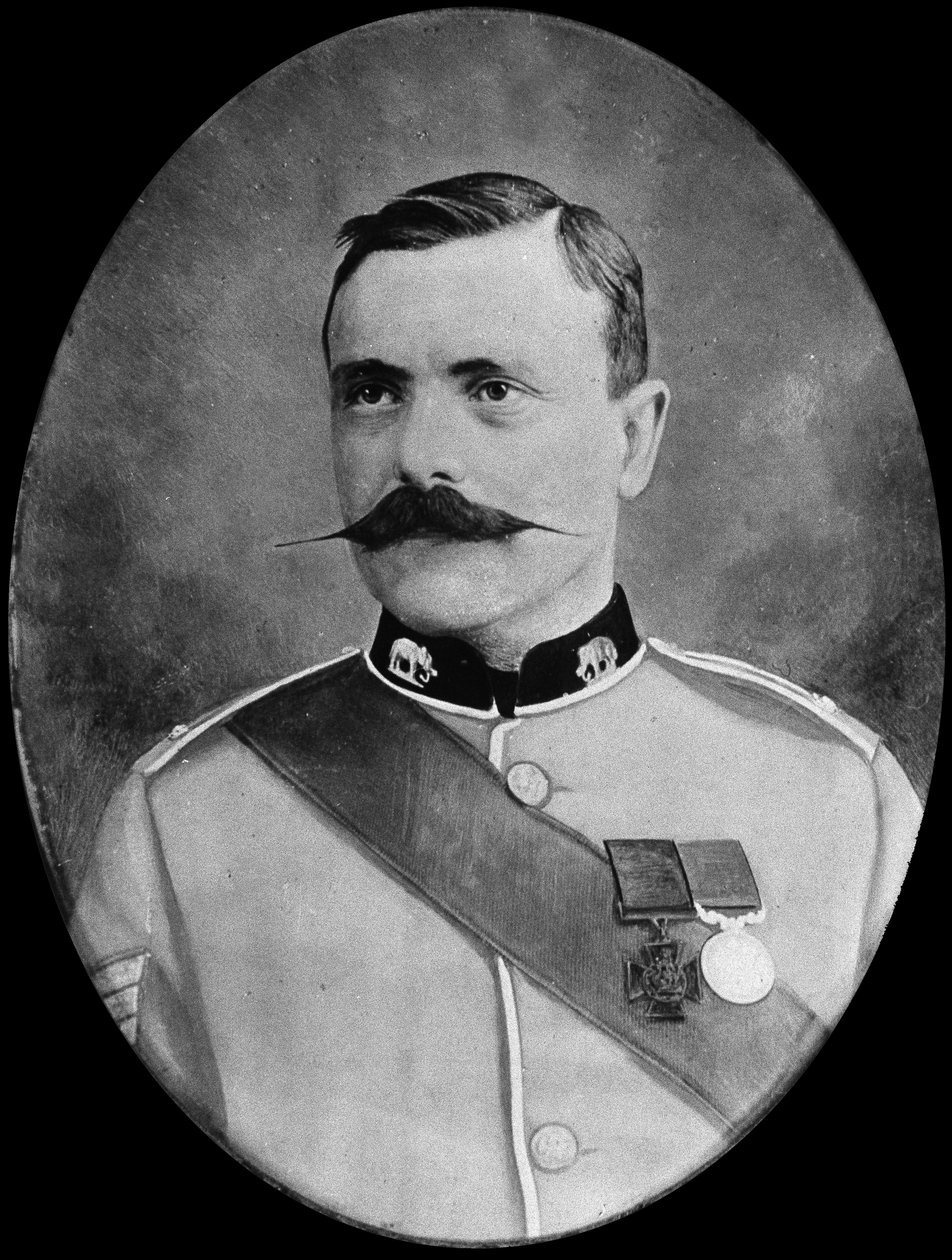 Porträt von Sergeant J. Danagher, Connaught Rangers, 1890 von English Photographer