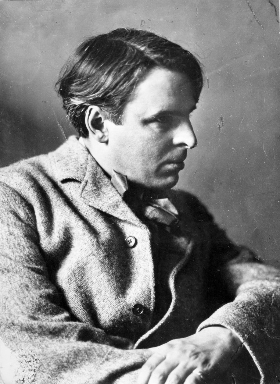 Porträt von W.B. Yeats von English Photographer