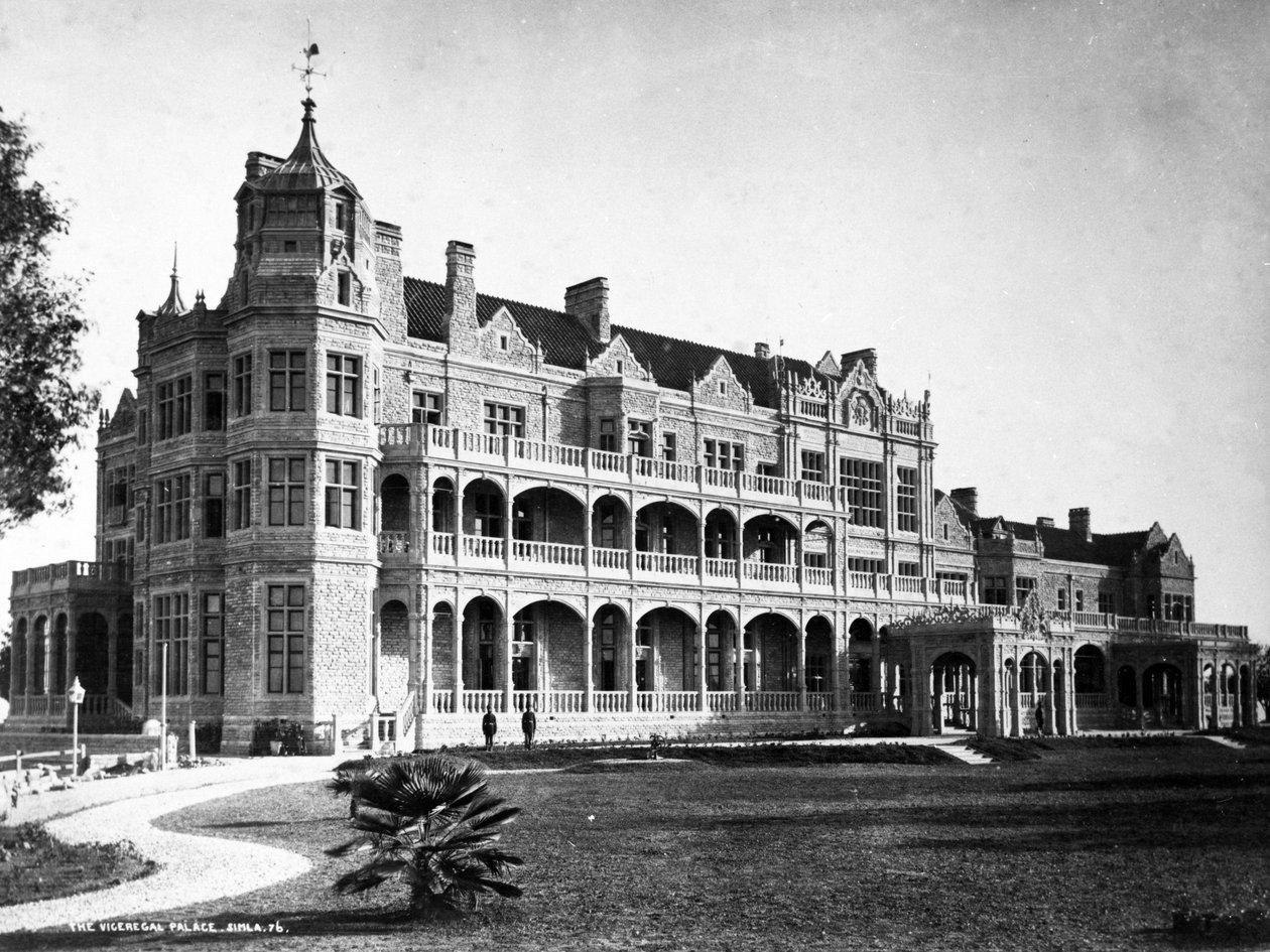 Der Vizekönigspalast, Simla, ca. 1890 von English Photographer