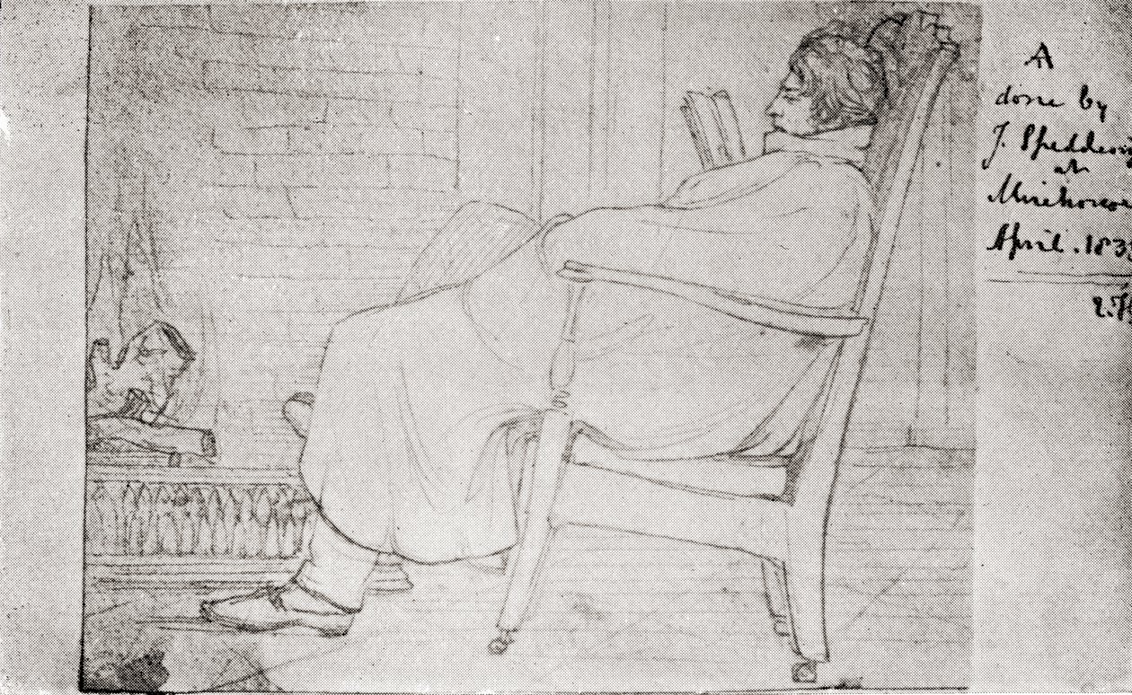 Alfred Lord Tennyson (1809-92) von English School