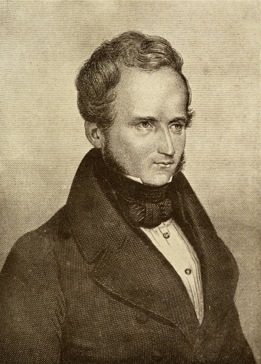 Alfred de Vigny (1791-1863) von English School