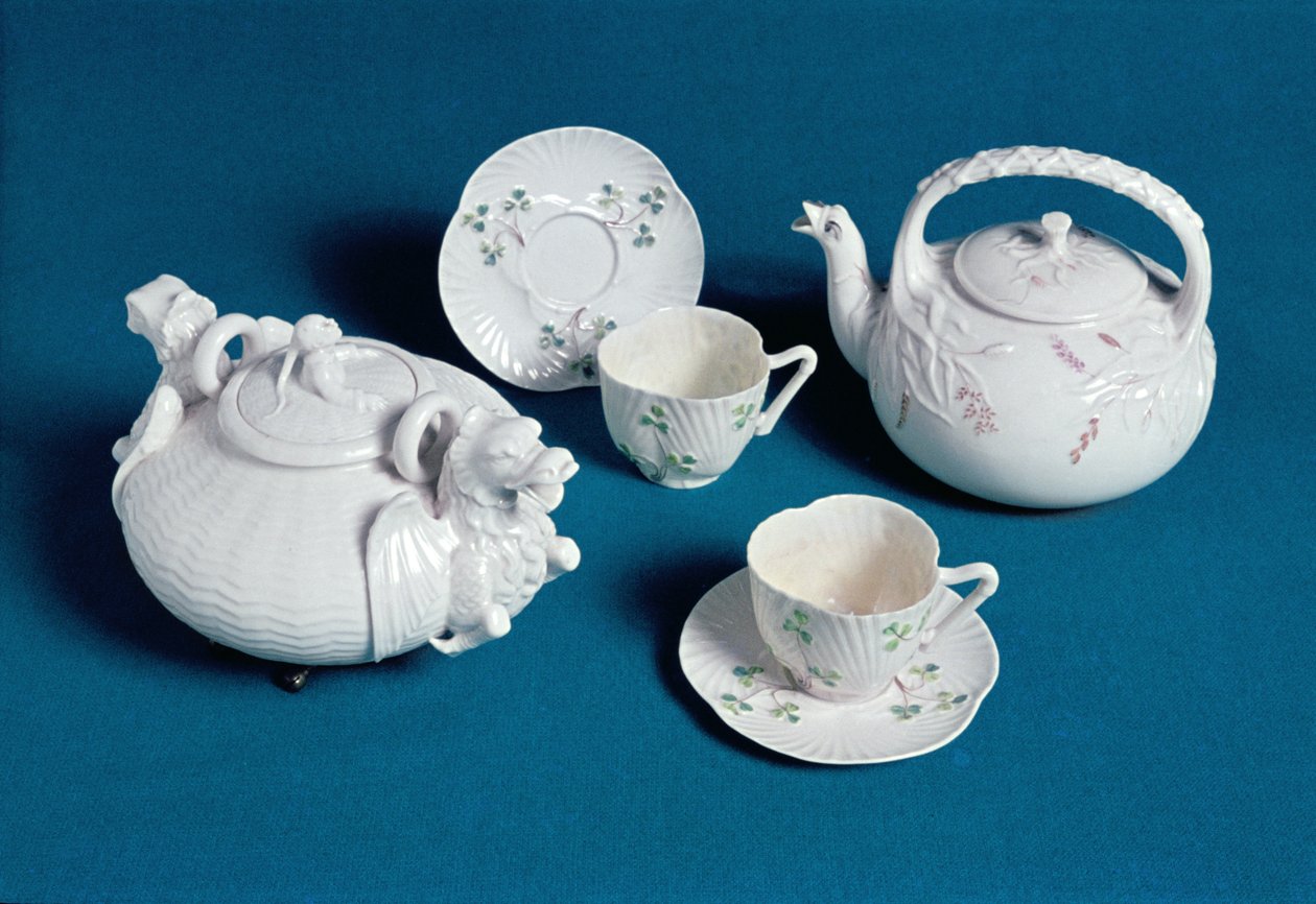 Belleek-Teeservice von English School