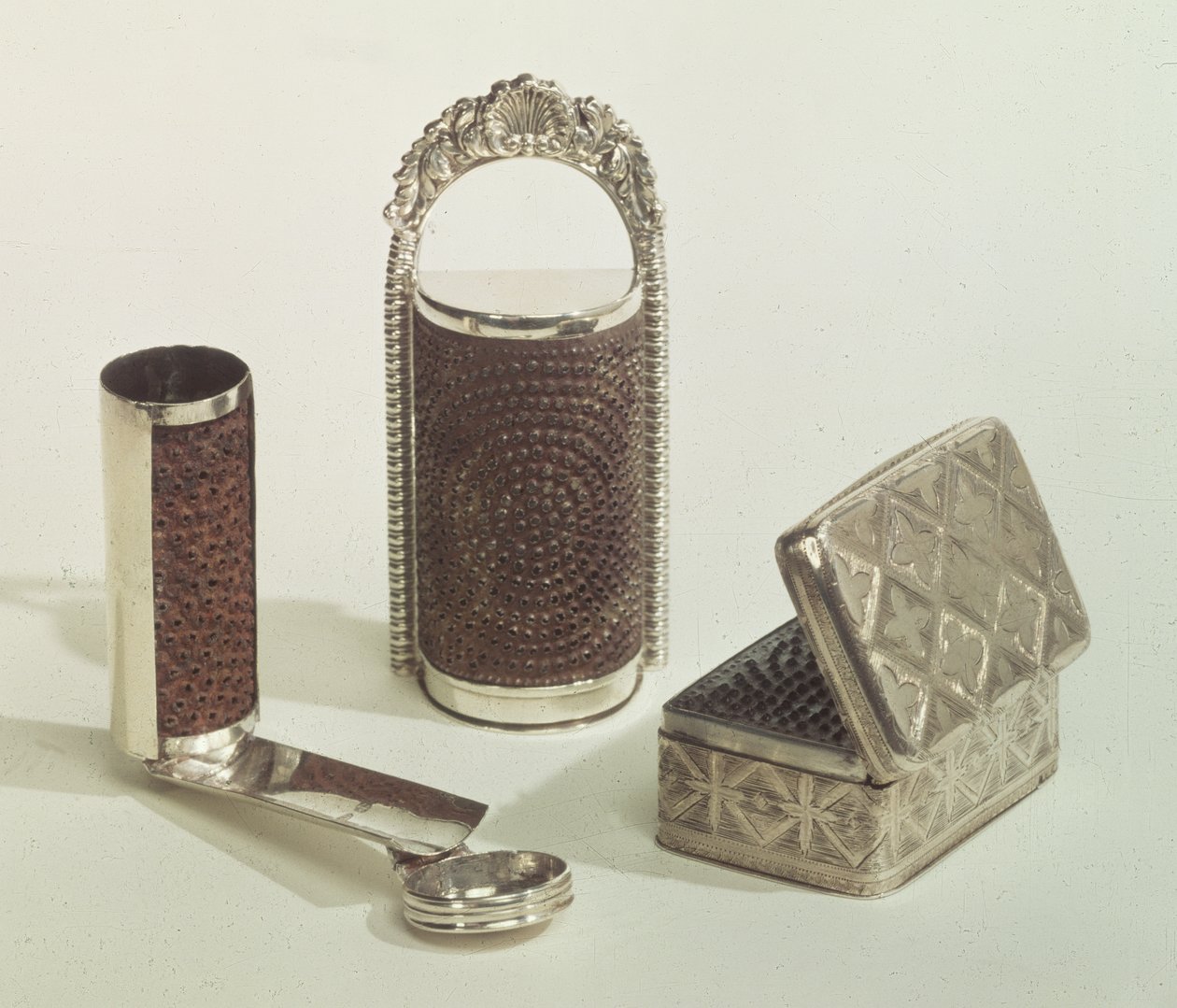 Sammlung von Muskatreibern, 1828-40 von English School