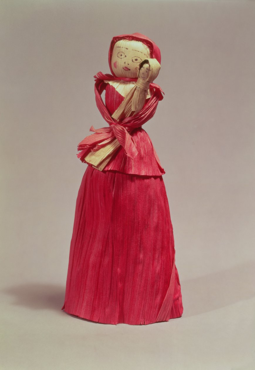 Maiskolbenpuppe, viktorianisch, ca. 1880 von English School