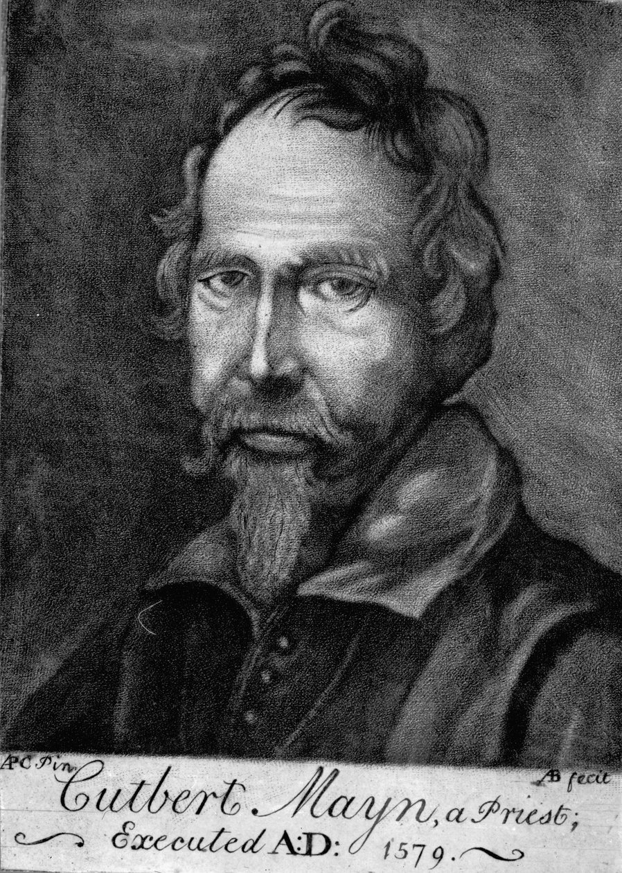 Cuthbert Mayne, 1579 von English School
