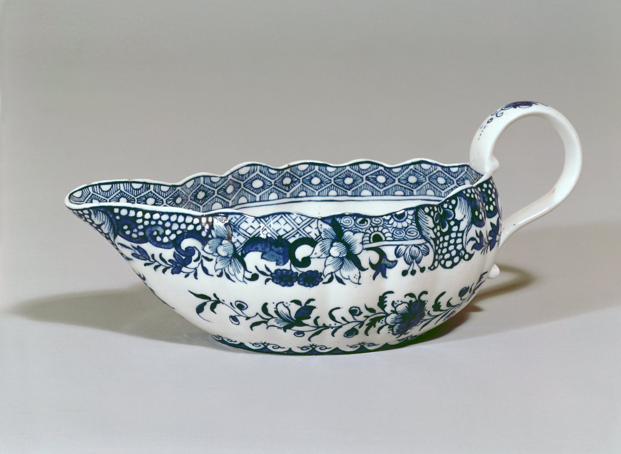 Derby Sauciere, ca. 1765 von English School