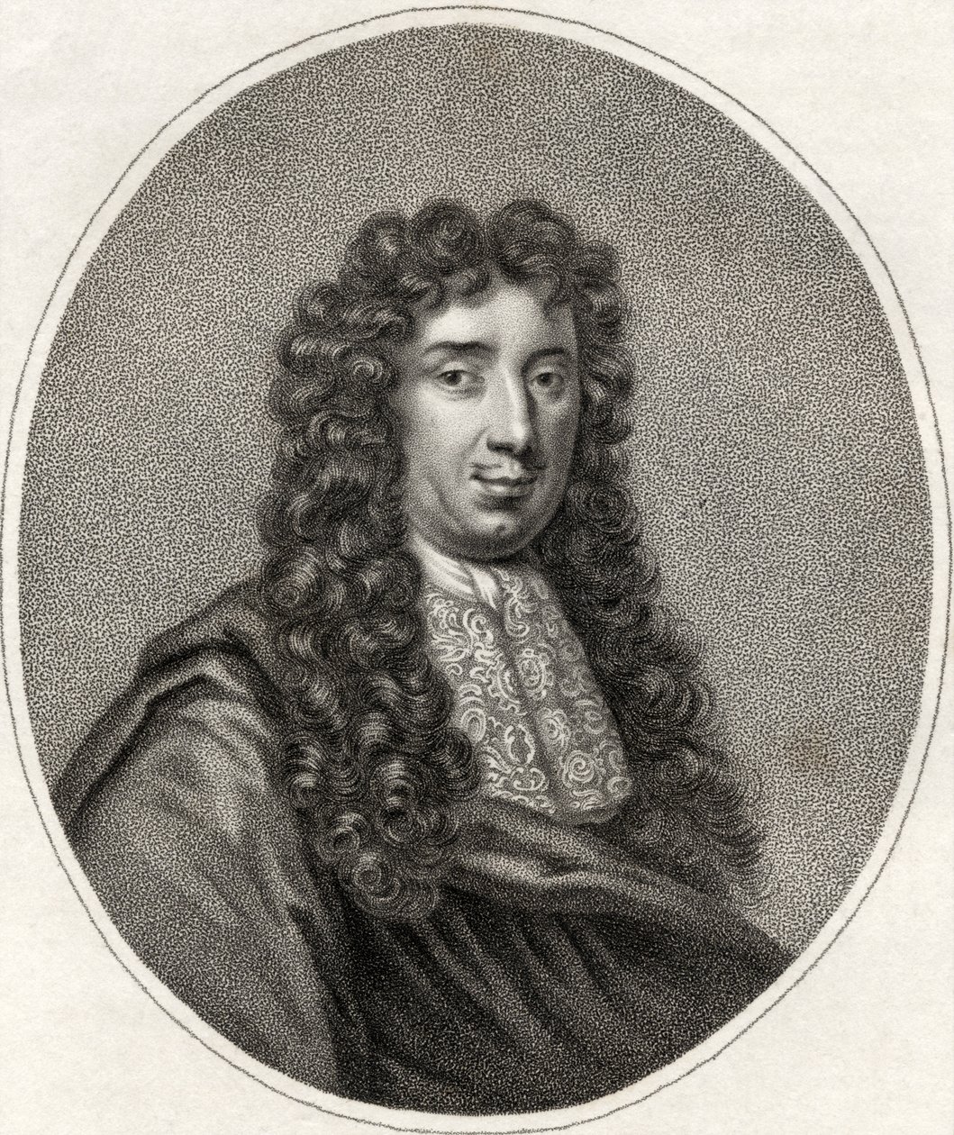 George Savile, graviert von Bocquet, Illustration aus 