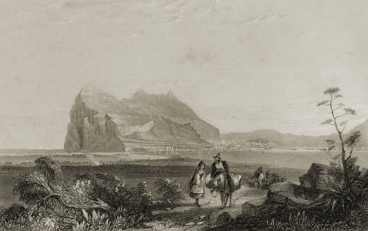Gibraltar vom unteren Signalturm von English School