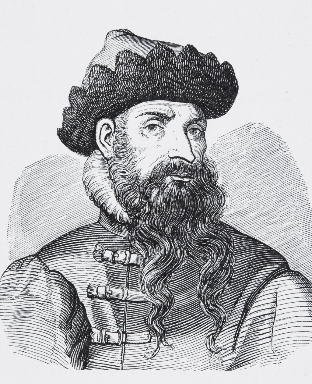 Johannes Gutenberg, aus einem Stich des 16. Jahrhunderts von English School