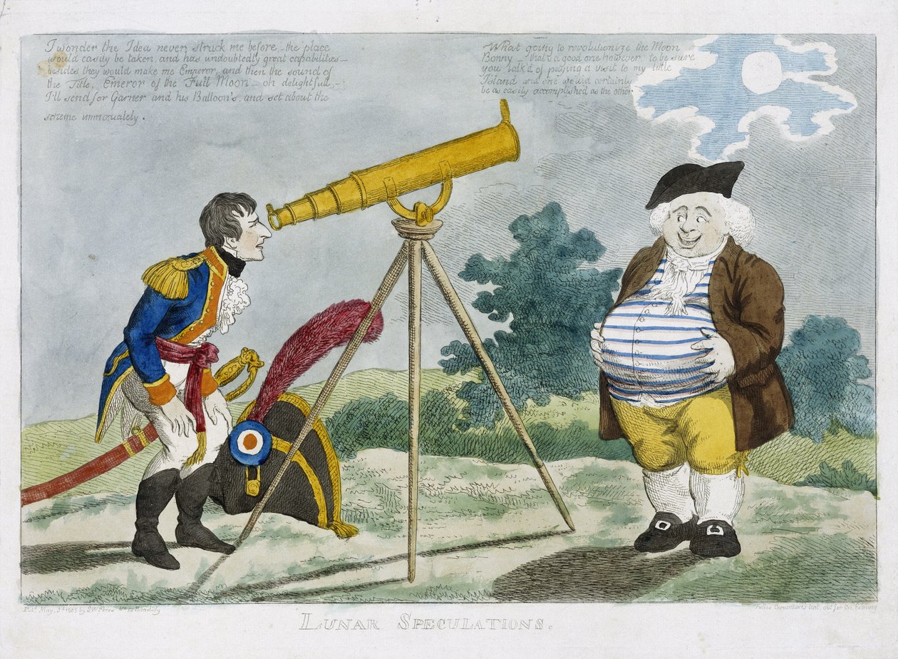 Mondspekulationen, 1803 von English School