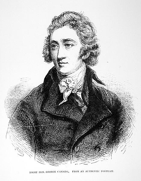 Porträt von George Canning (1770-1827) von English School