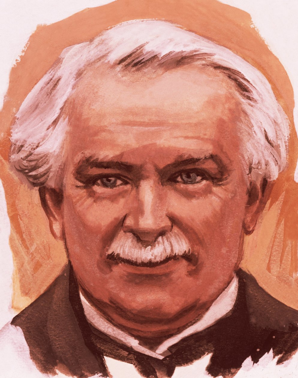 Porträt von Lloyd George von English School