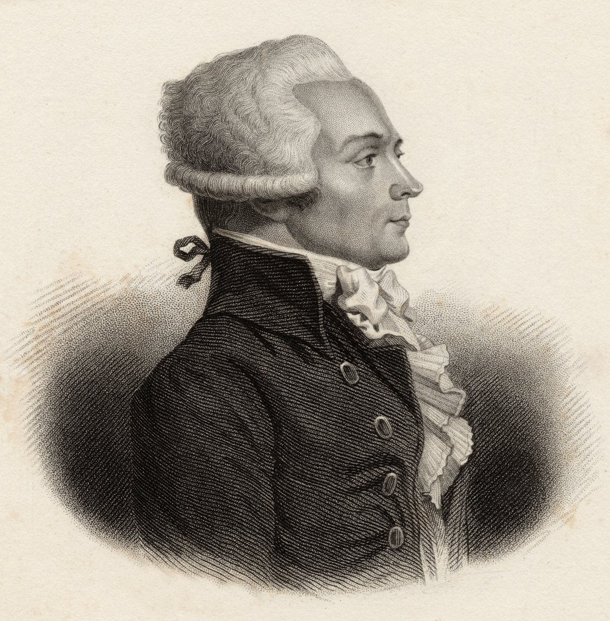 Porträt von Maximilien de Robespierre (1758-94) von English School