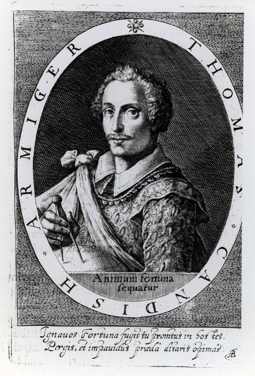 Porträt von Thomas Cavendish (1560-92) von English School
