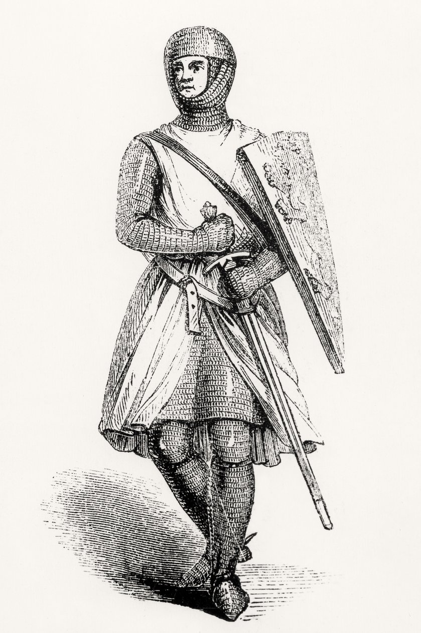 Porträt von William de Longespee, dritter Earl of Salisbury (gest. 1226) von English School