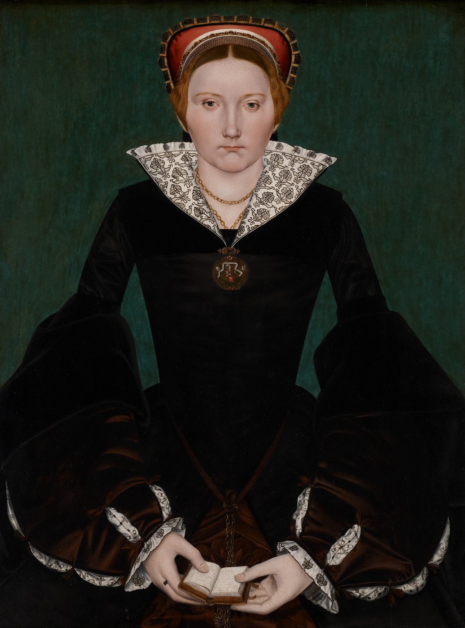 Porträt einer Adligen, ca. 1550 von English School