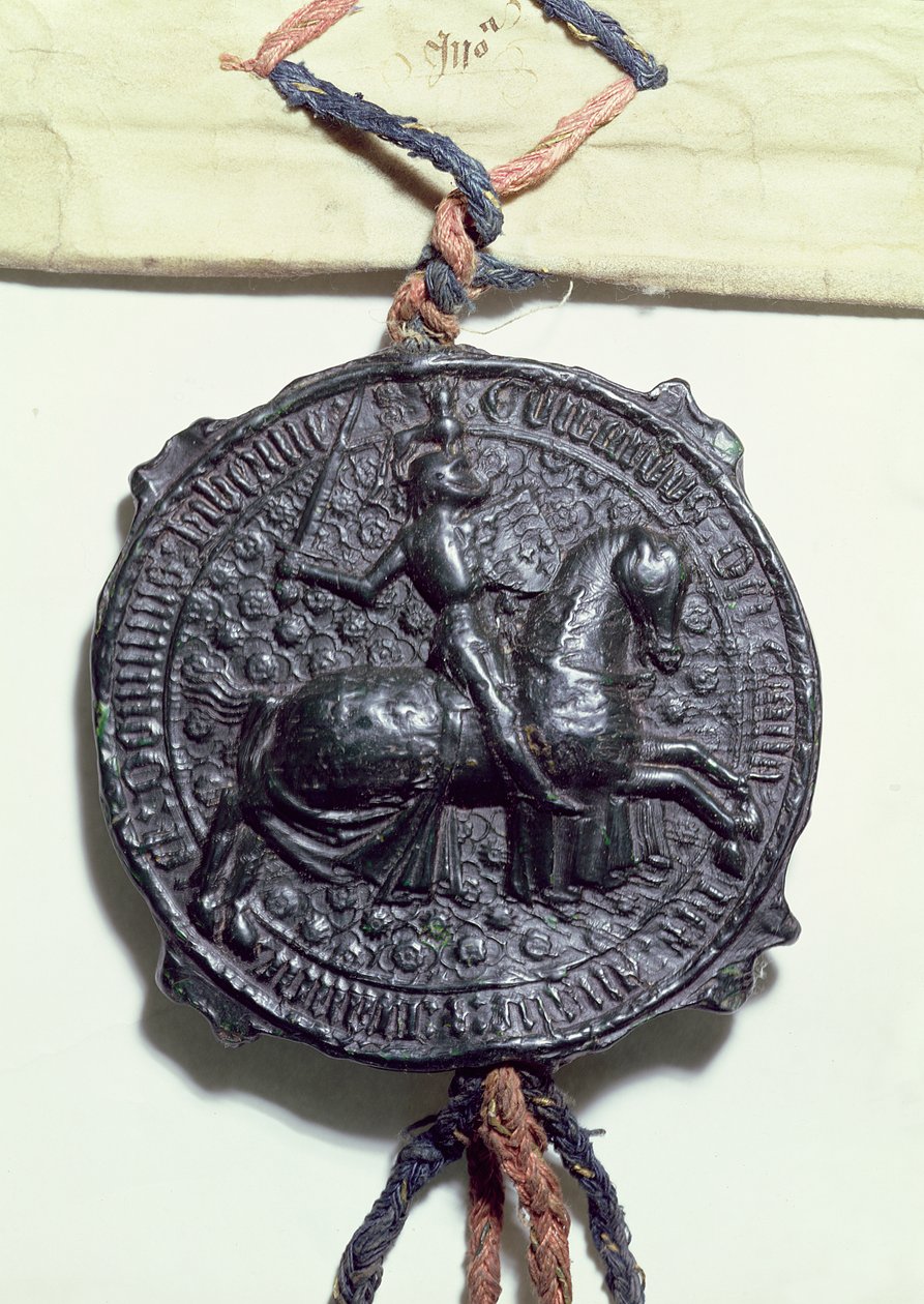 Siegel von König Edward IV. (1442-83) von English School