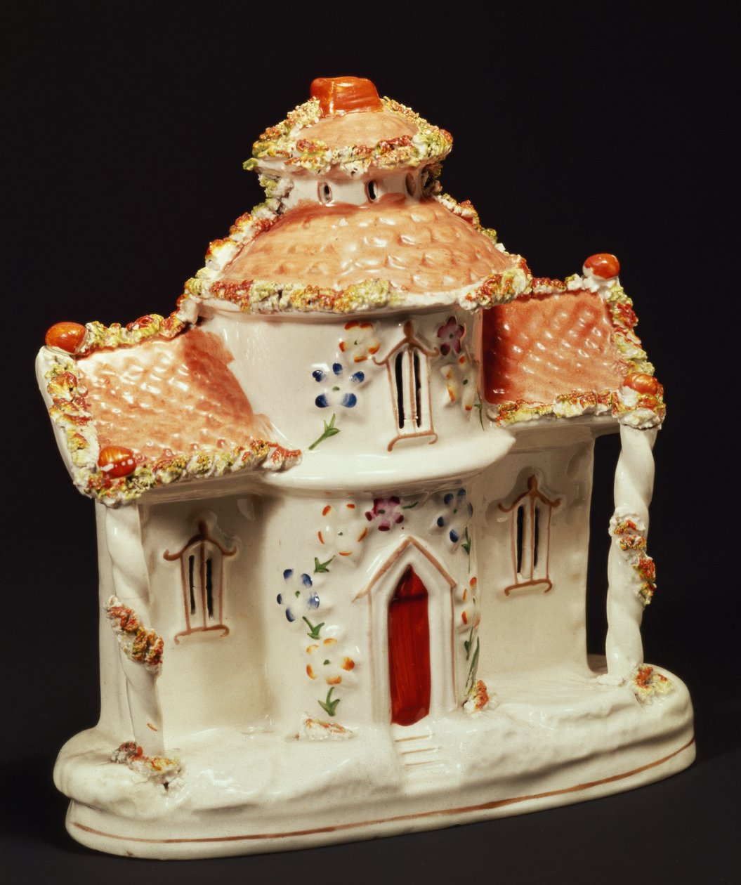 Staffordshire-Häuschen, ca. 1860 von English School