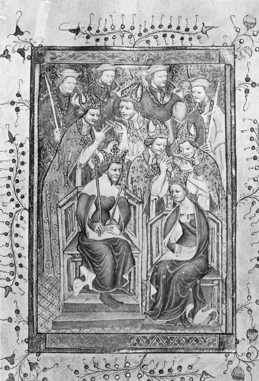 Die Krönung von Richard II von English School