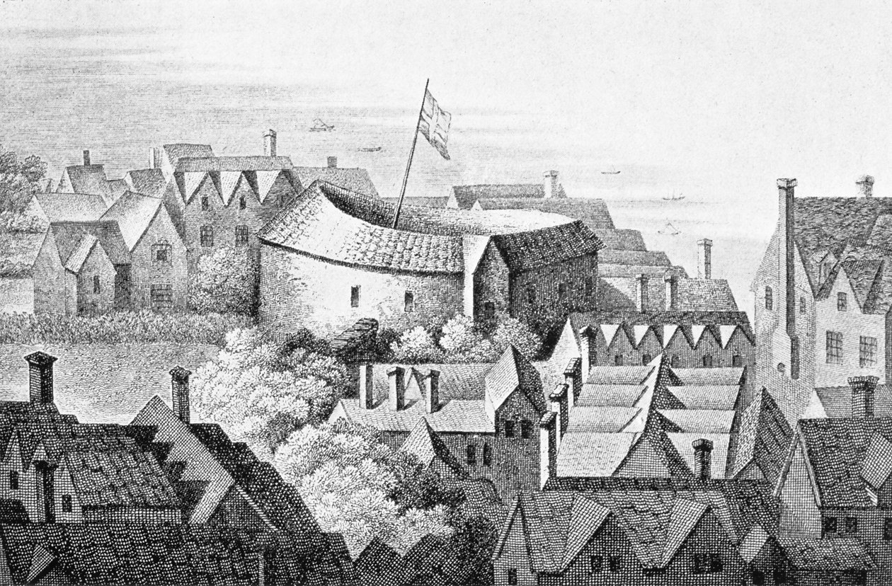 Das erste Globe Theatre oder Rose Theatre von English School