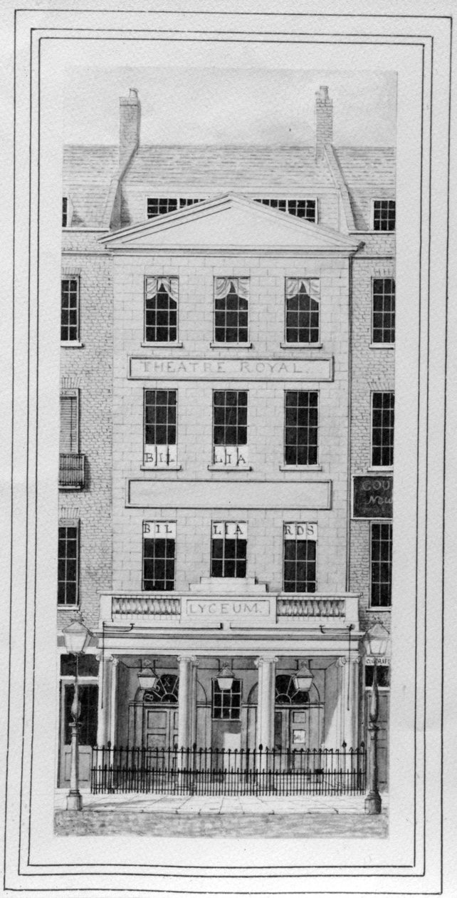 Das alte Lyceum-Theater von English School