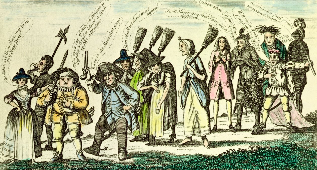 Die Prozession beim Jubiläum in Stratford-upon-Avon von English School