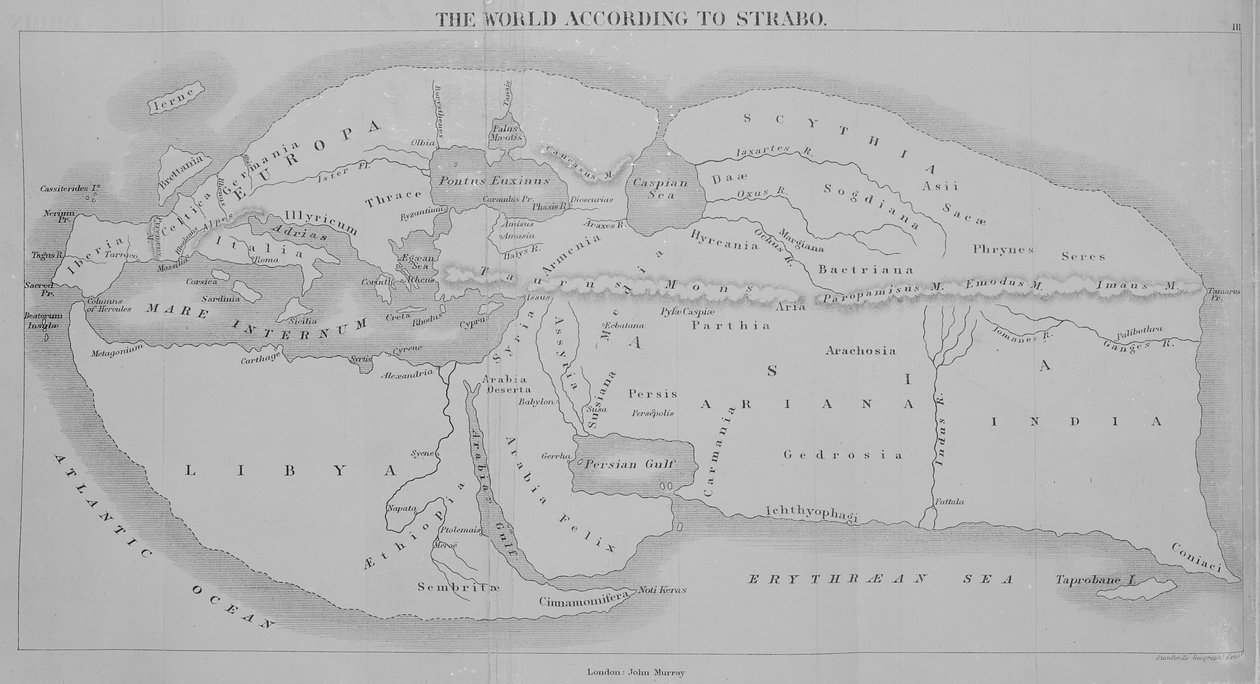 Die Welt nach Strabo von English School