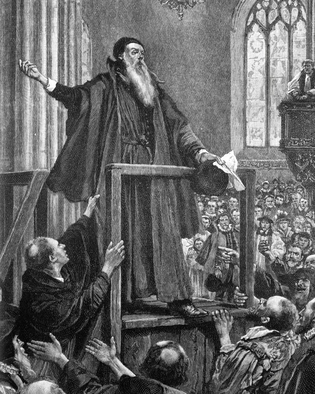 Thomas Cranmer (1489-1556) predigt von English School