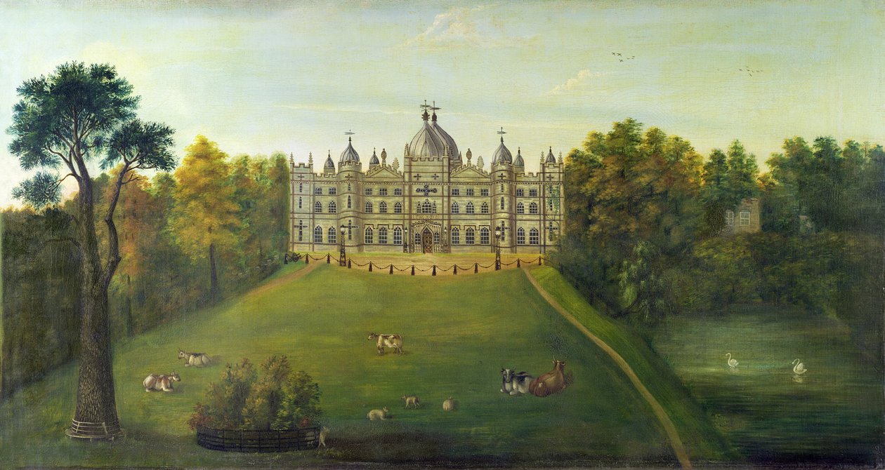 Tong Castle (abgerissen) von English School