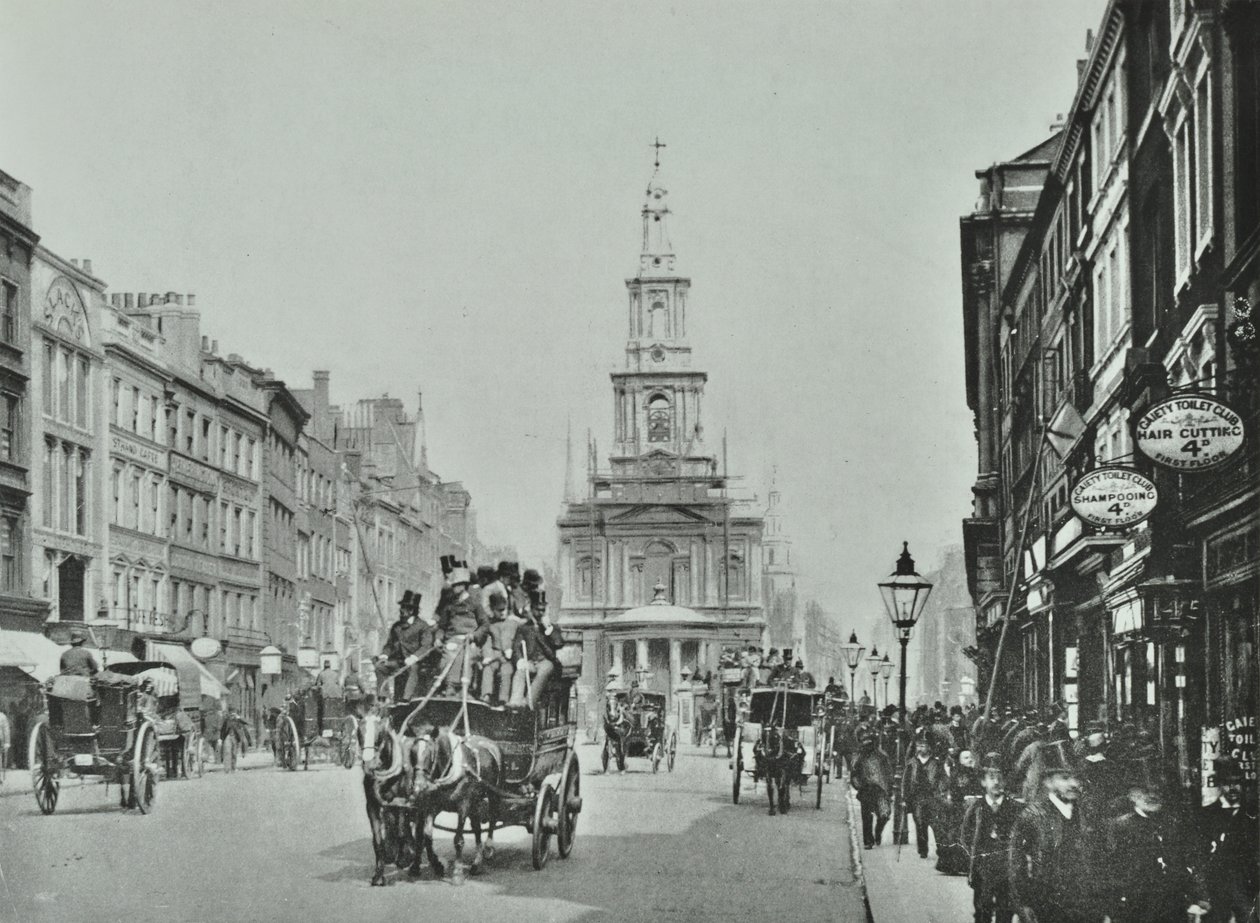 4-10 Strand, Westminster LB: Vorderansichten, 1895 von English Photographer