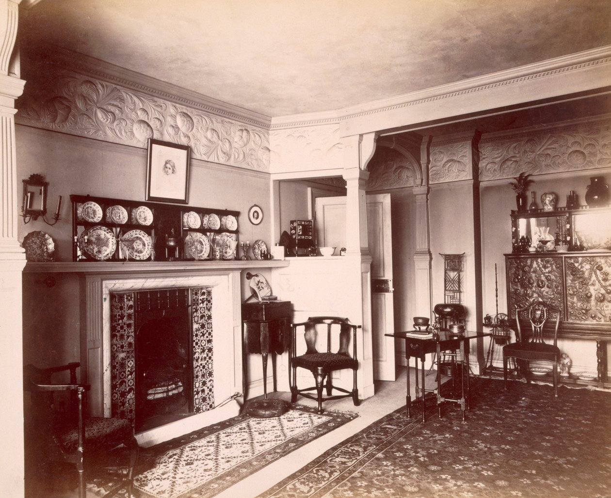 Ein Norman Shaw Haus in Hampstead von English Photographer