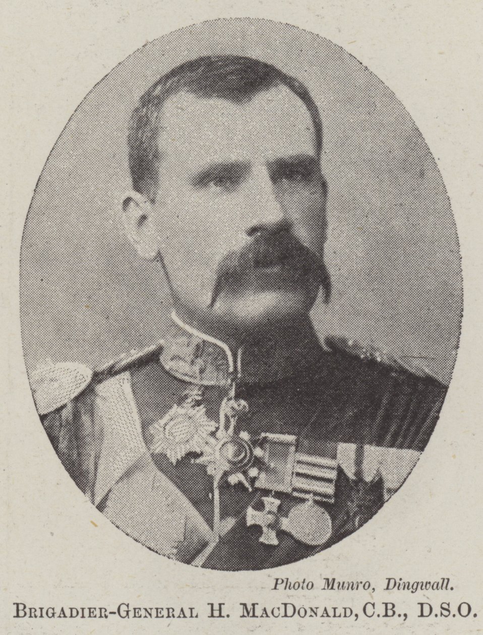 Brigadegeneral H. MacDonald, CB, DSO von English Photographer