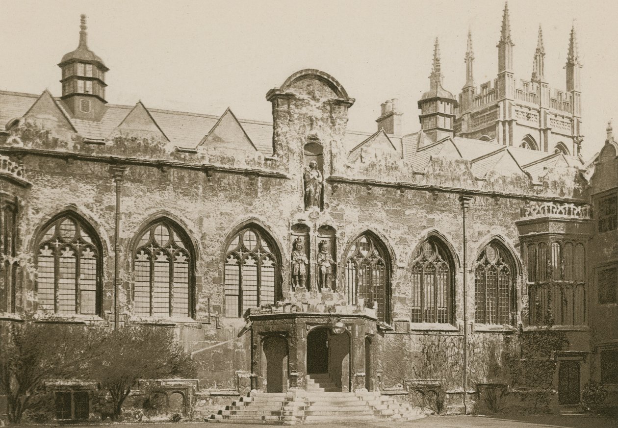 Vorderer Innenhof, Oriel College, Oxford von English Photographer