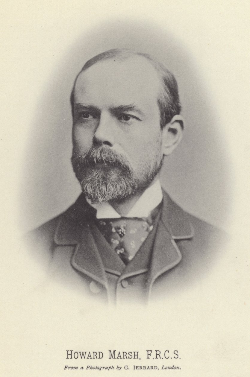 Howard Marsh, FRCS (s/w Foto) von English Photographer