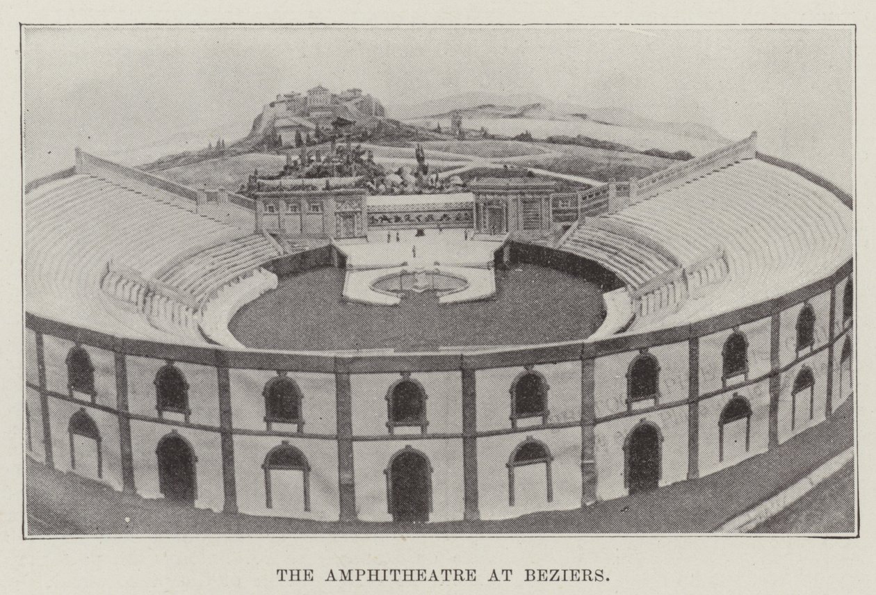 Das Amphitheater in Beziers von English Photographer