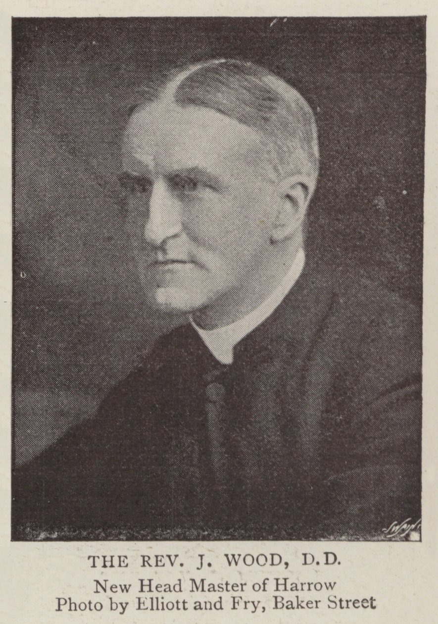 Der Reverend J. Wood, DD von English Photographer