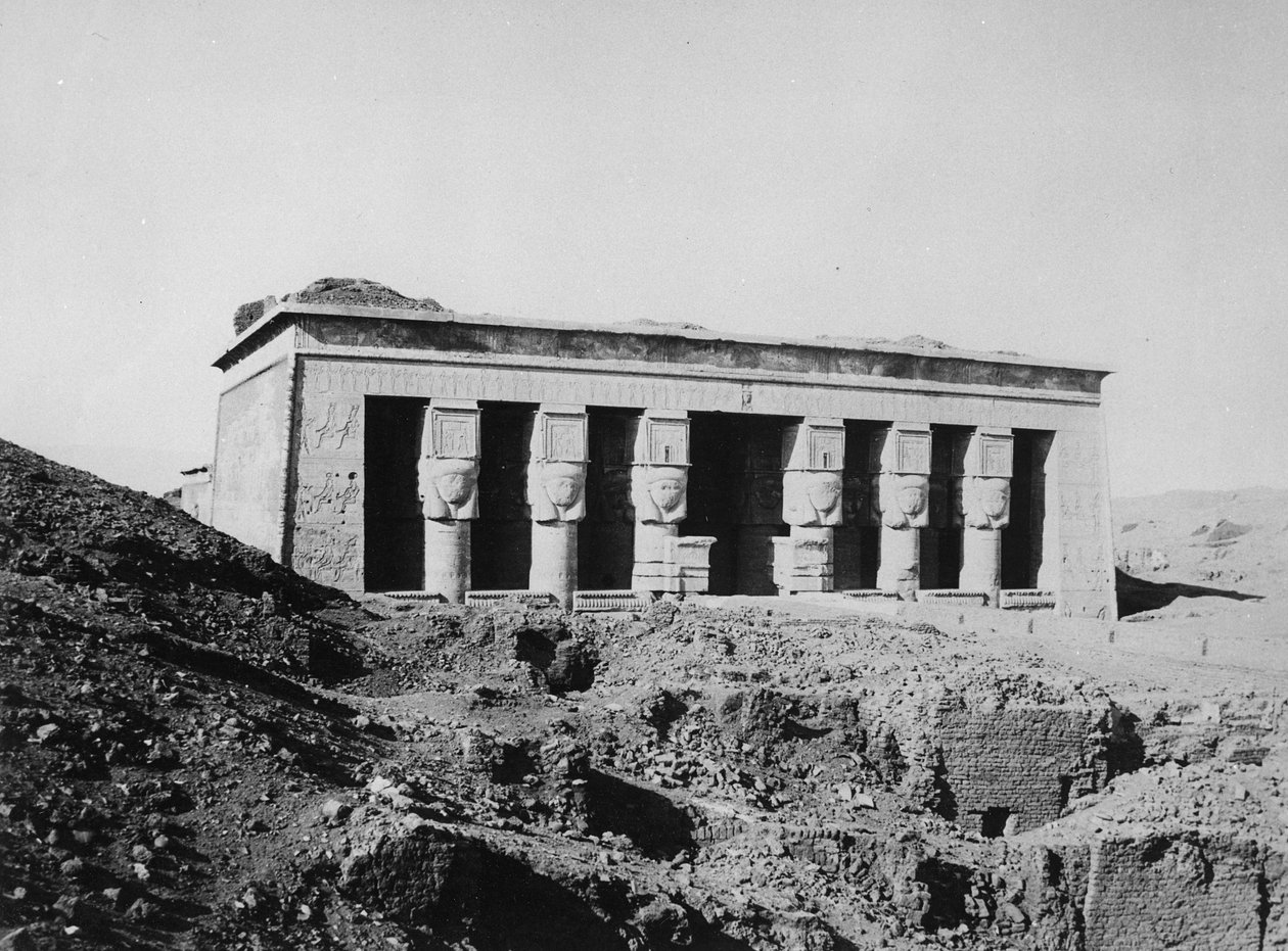 Der Tempel von Hathor, ca. 1904-05 von English Photographer