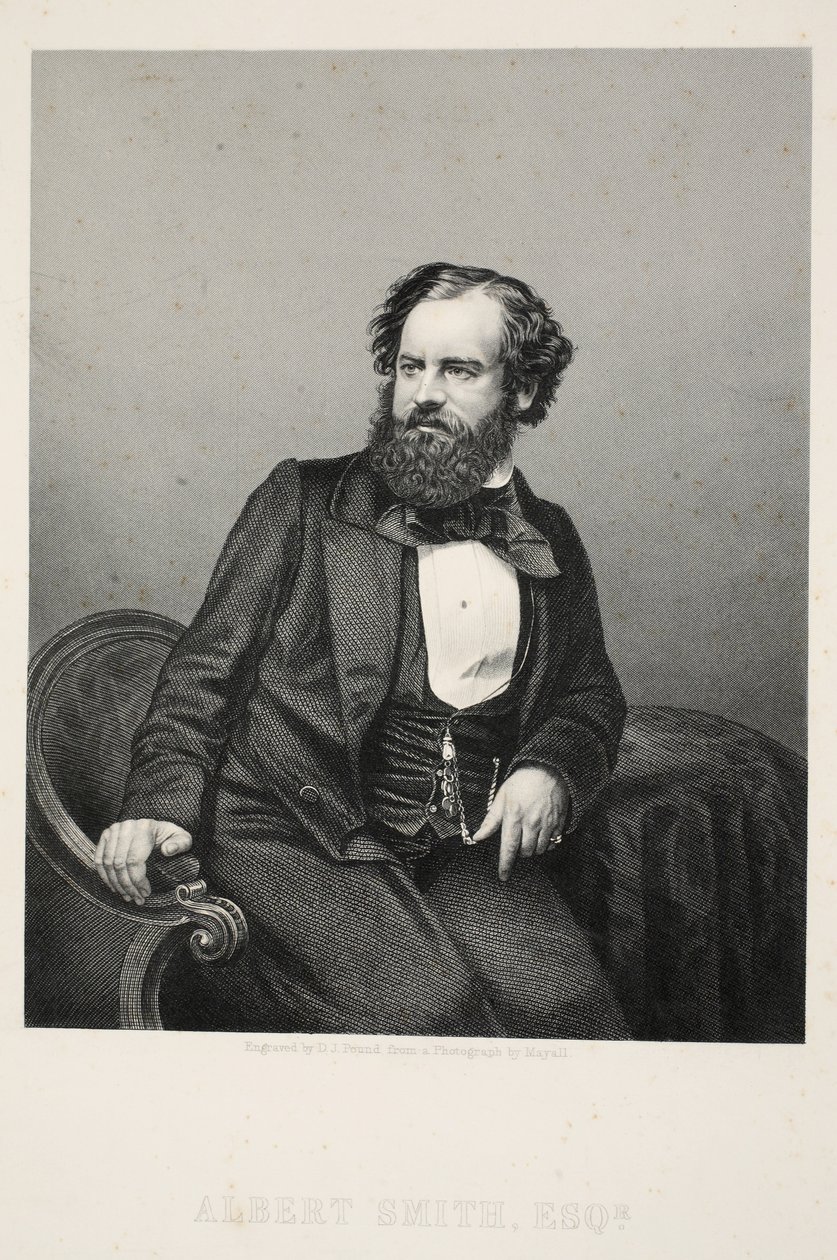 Albert Smith, Esq., veröffentlicht ca. 1850 von English School