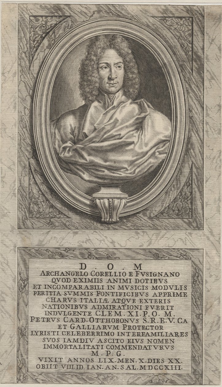 Arcangelo Corelli, ca. 1715 von English School