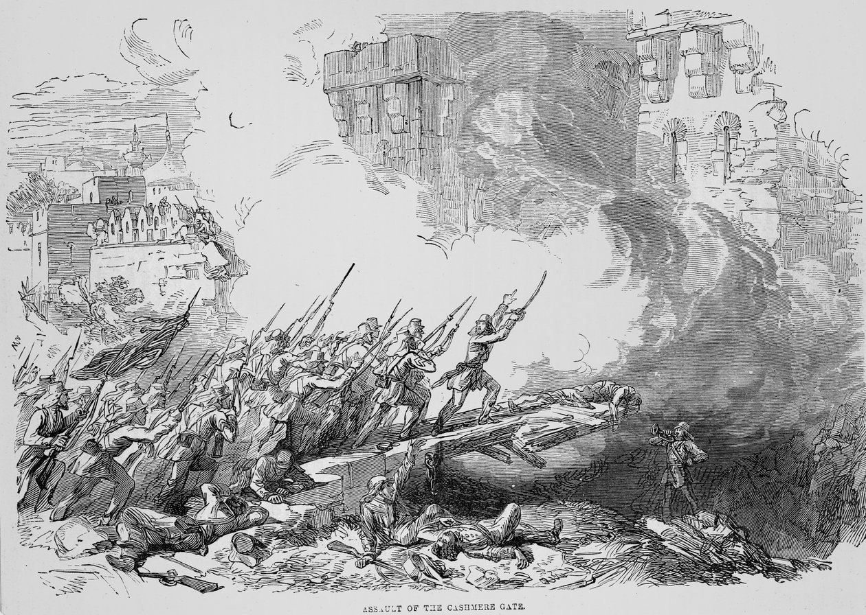Sturm auf das Kaschmir-Tor von English School