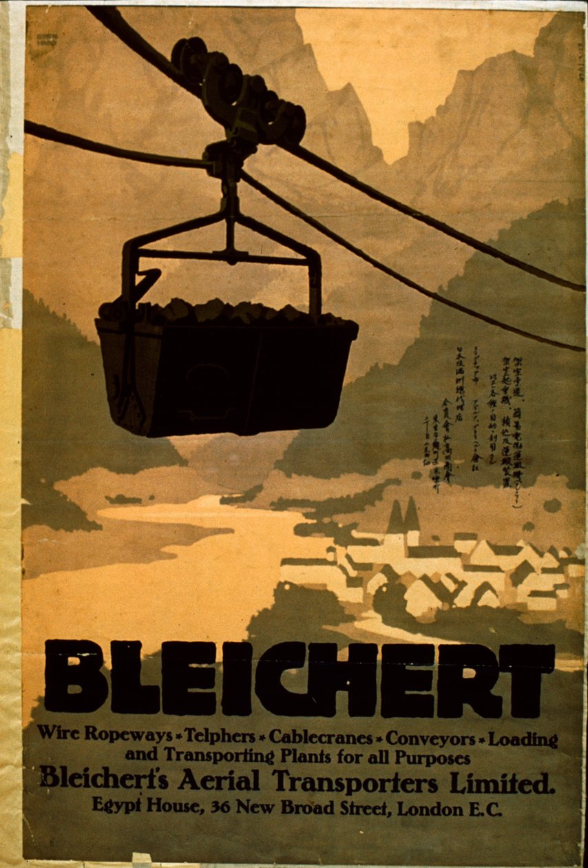 Bleichert Ingenieurposter von English School