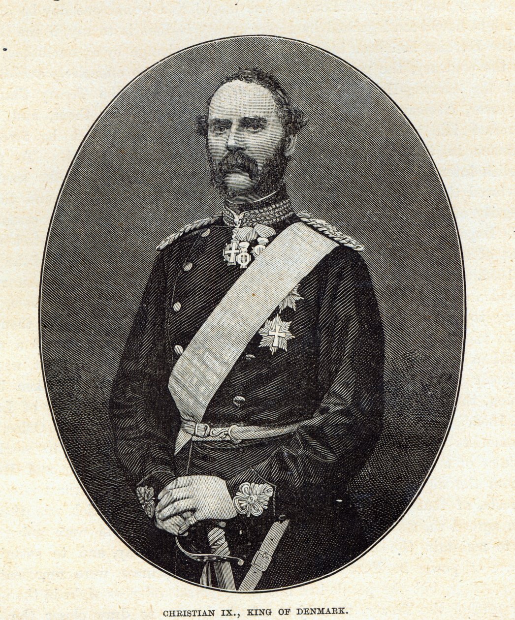 Christian IX., König von Dänemark von English School