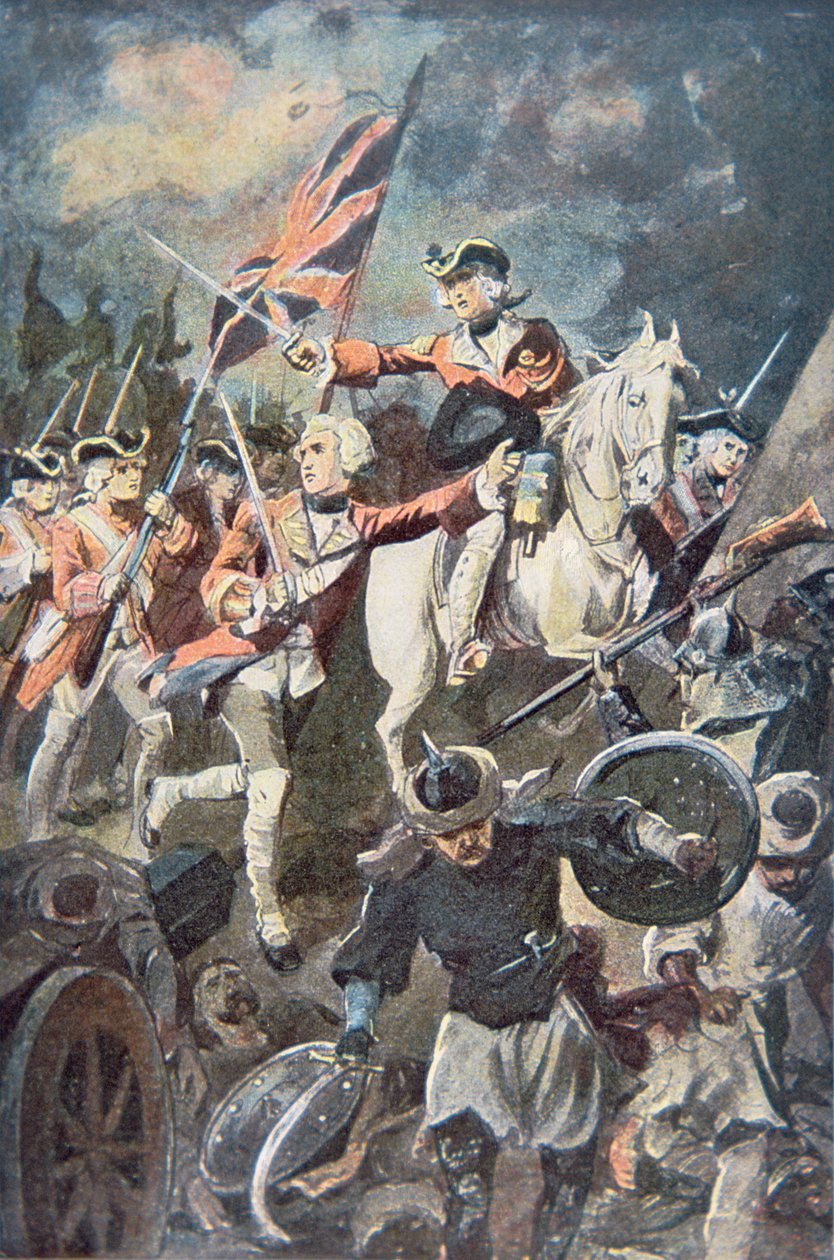 Clive bei Plassey von English School